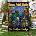 Personalized Halloween Mouse House Flag with Family Name House Flag GradoCreations