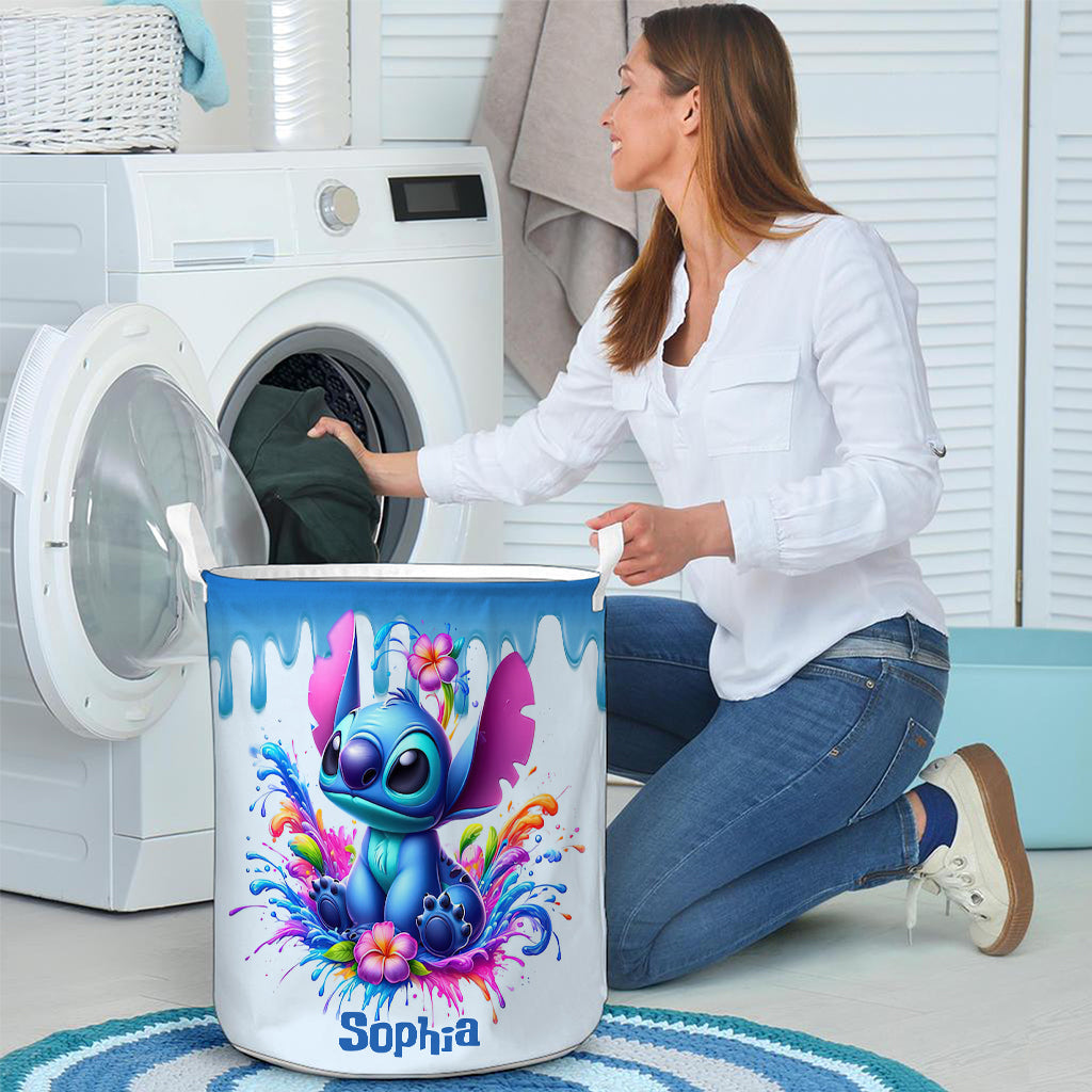 Personalized Laundry Basket Custom Name Fun Design Gift Laundry Basket GradoCreations
