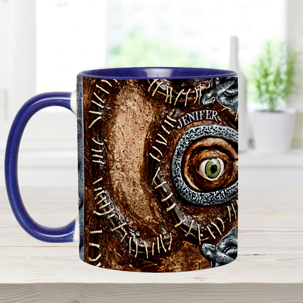 Personalized Three Witches Accent Mug Custom Name Gift for Halloween Accent Mug GradoCreations
