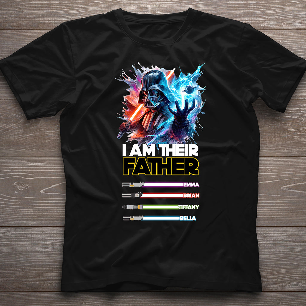 Personalized I Am Their Father T-shirt Gift for Dad T-shirt & Hoodie GradoCreations