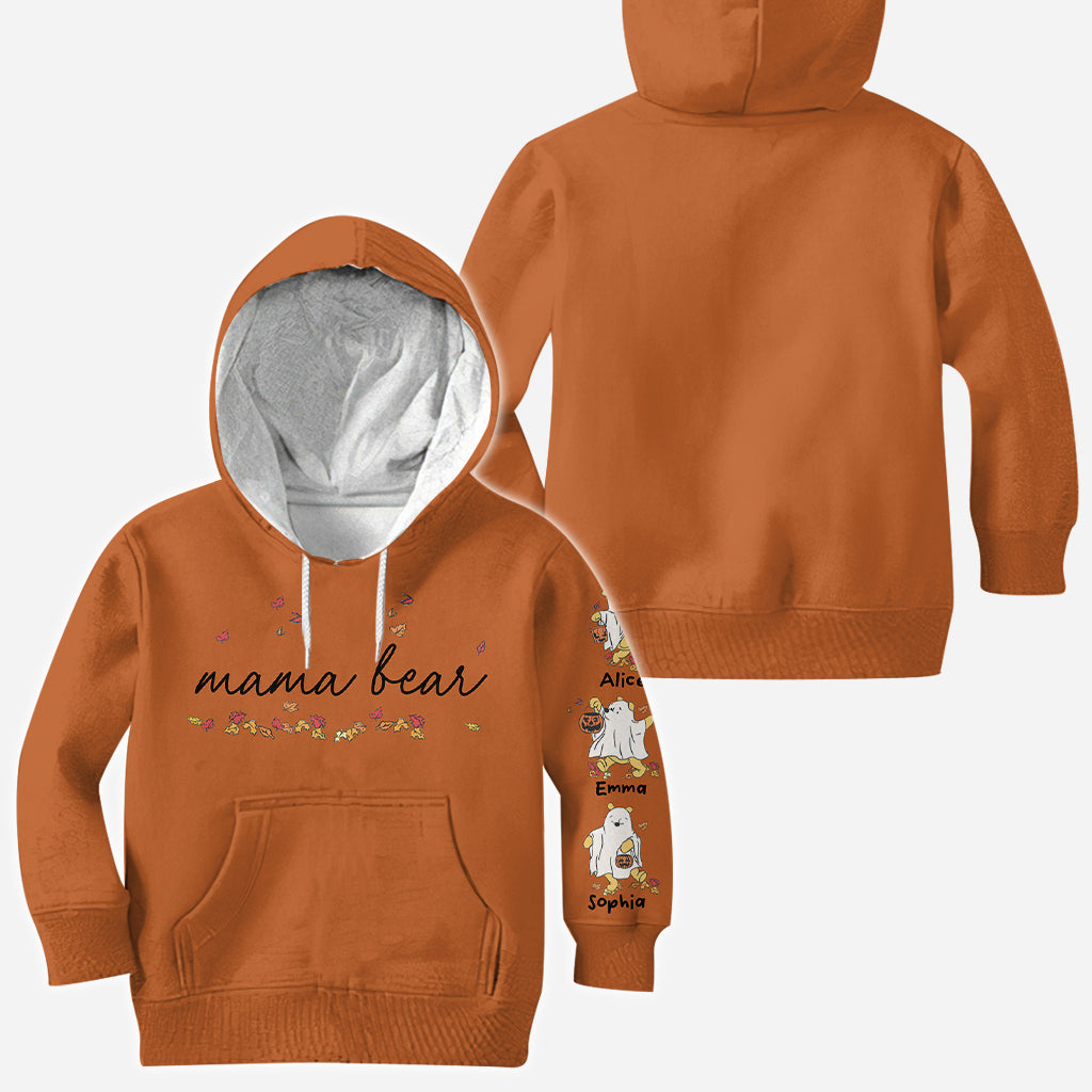 Personalized Mama Bear All Over Shirt for Mom with Custom Names All Over Shirt GradoCreations