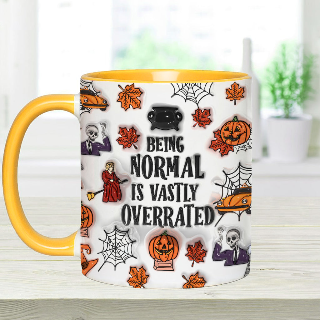 Personalized Halloween Accent Mug Custom Name Gift Idea Accent Mug GradoCreations