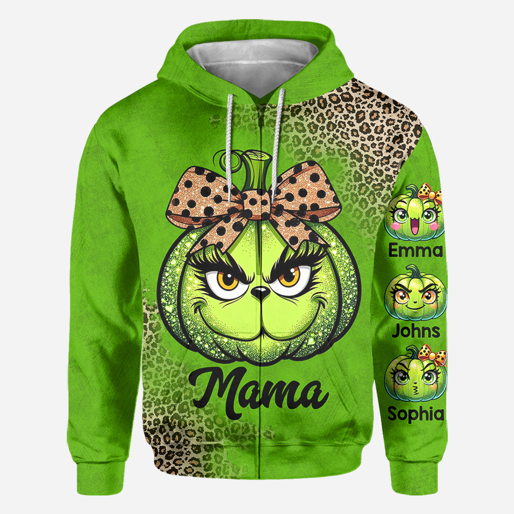 Personalized Grinchy Mama All Over Shirt Christmas Gift All Over Shirt GradoCreations