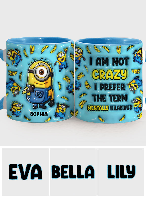 Personalized Ceramic Accent Mug Funny Quote Custom Name Gift Accent Mug GradoCreations