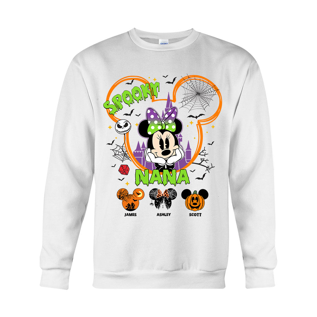 Personalized Spooky Nana T-shirt & Hoodie for Grandma T-shirt & Hoodie GradoCreations