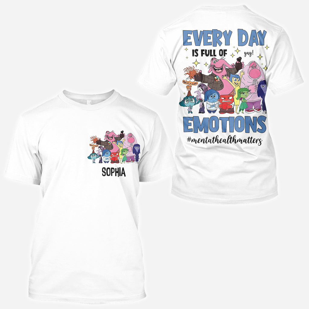 Personalized Emotional Expressions All Over Shirt for Kids | Back to School Gift All Over Shirt GradoCreations