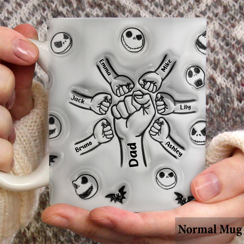 Personalized Nightmare Mug Custom Name Gift for Dad Halloween Mug GradoCreations