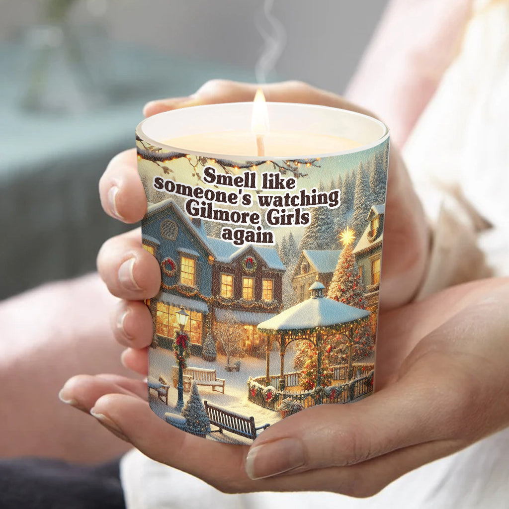 Personalized Scented Candle with Wooden Lid for Fans of Gilmore Girls Candle With Wooden Lid GradoCreations