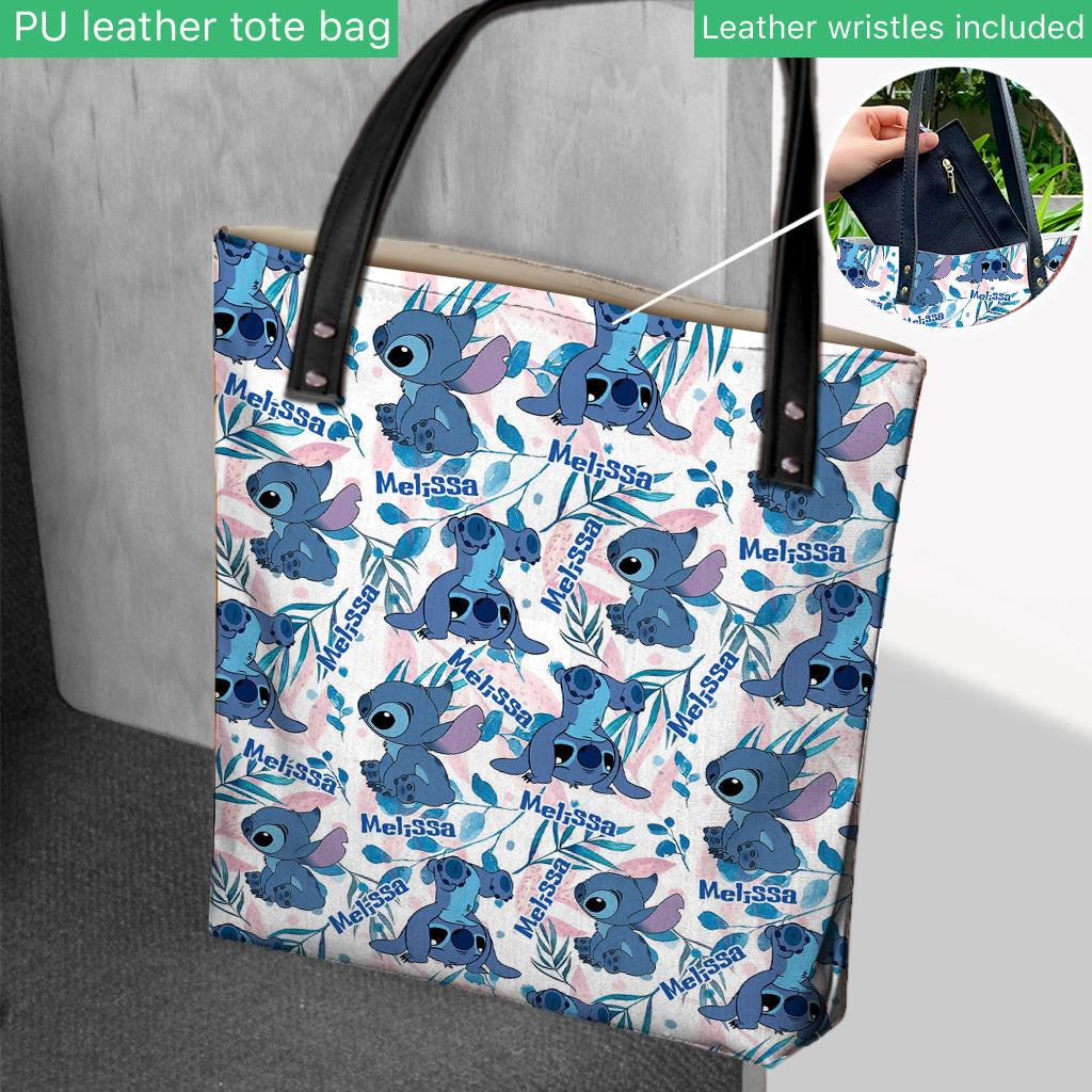 Personalized Ohana Tote Bag Custom Name Summer Gift Tote Bag GradoCreations