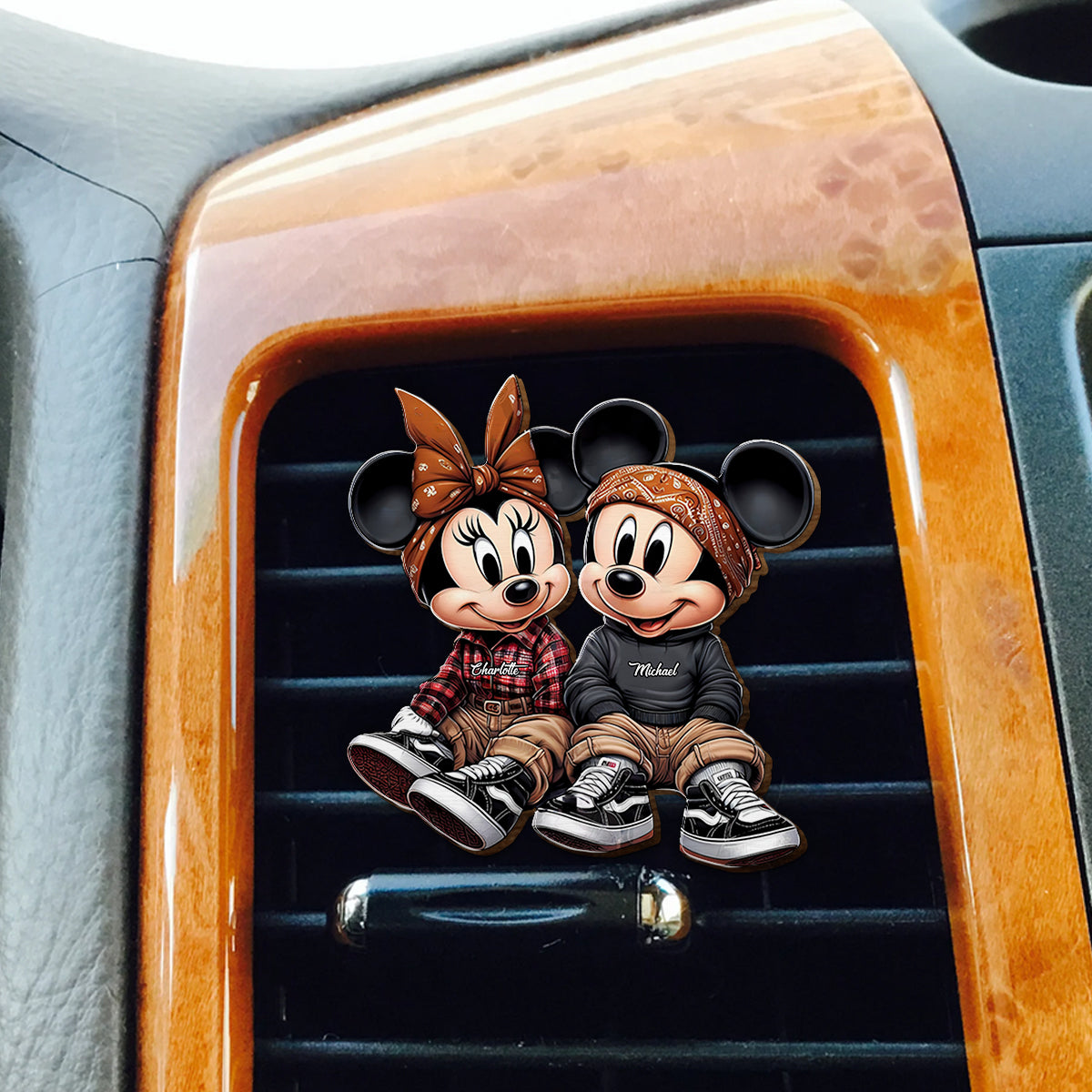 Personalized Mouse Shaped Car Visor Clip Custom Gift Shaped Car Visor Clip GradoCreations