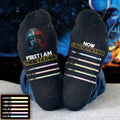 Personalized Grandfather Socks with Custom Names Star Wars Gift Socks GradoCreations