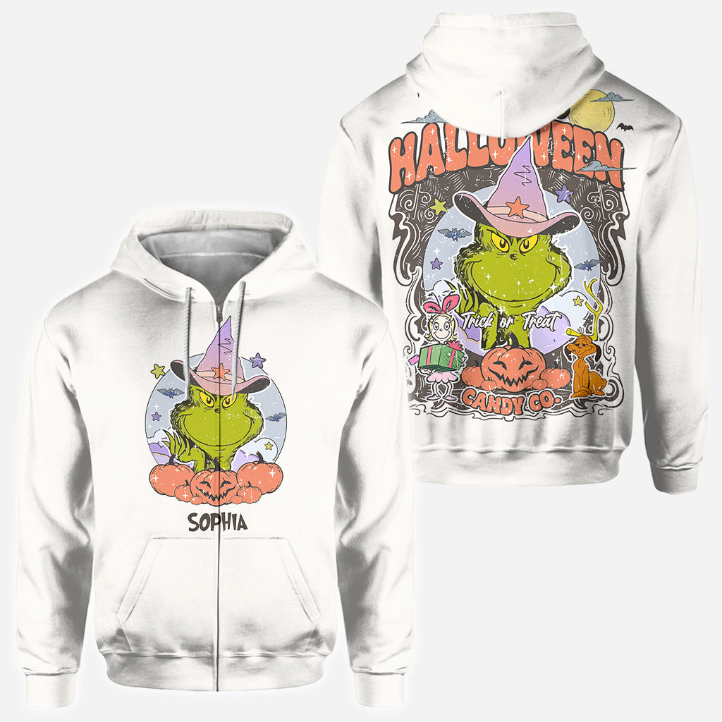 Personalized Grinch Halloween All Over Shirt Fun Costume Gift All Over Shirt GradoCreations