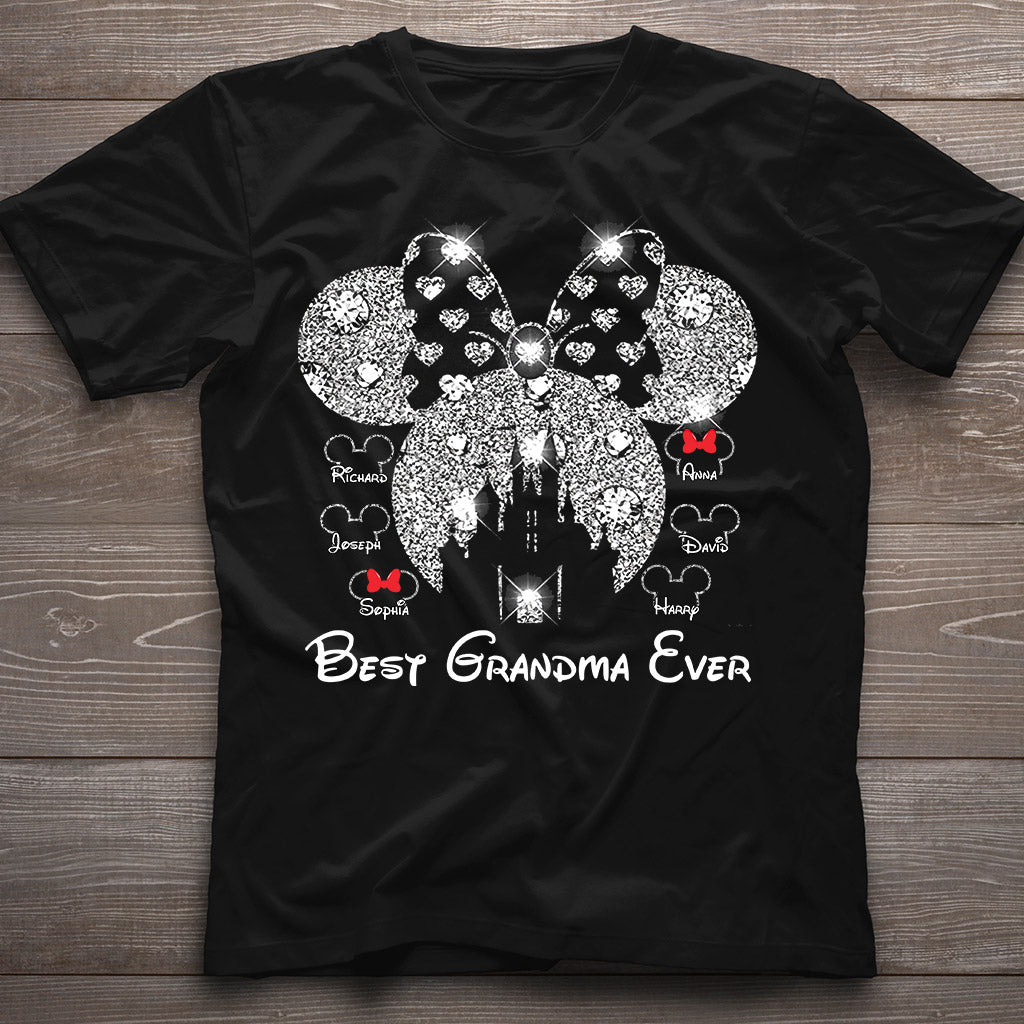 Personalized Best Grandma Ever Mouse T-shirt & Hoodie Gift T-shirt & Hoodie GradoCreations