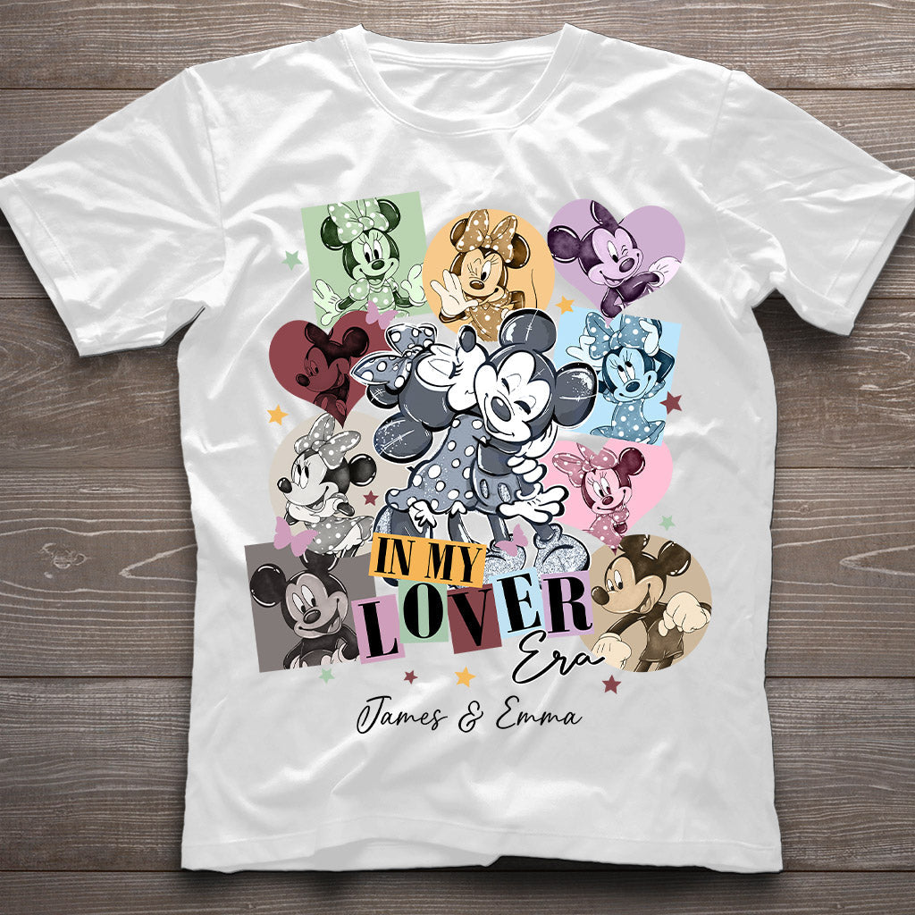 Personalized Couple T-Shirt and Hoodie In My Lover Era Gift for Engagement/Anniversary T-shirt & Hoodie GradoCreations