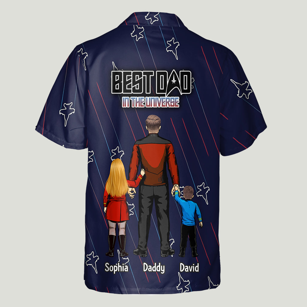 Personalized Top Gun Hawaiian Shirt for Dad - Best Dad Gift Hawaiian Shirt GradoCreations