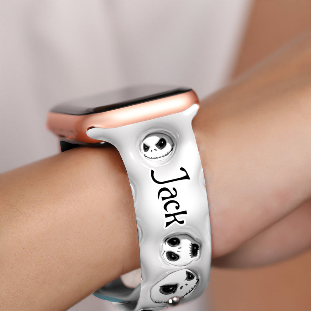 Personalized Nightmare Before Coffee Apple Watch Band for Fans Apple Watch Band GradoCreations