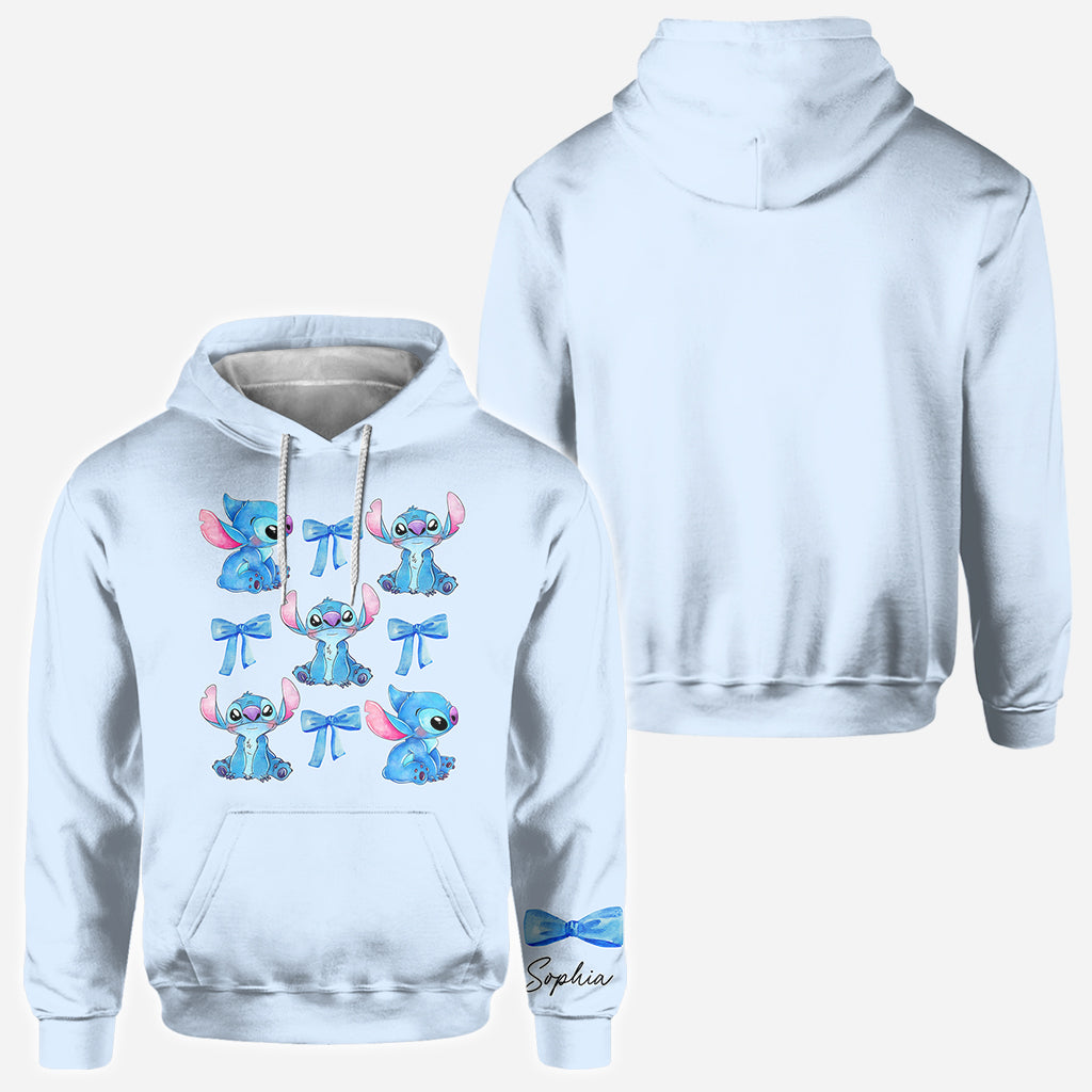Personalized Stitch All Over Shirt Cute Gift for Kids All Over Shirt GradoCreations