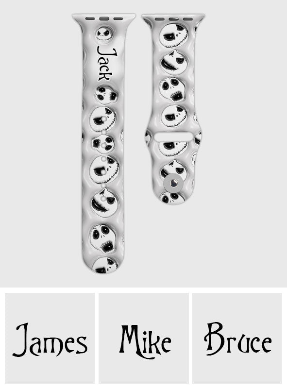 Personalized Nightmare Before Coffee Apple Watch Band for Fans Apple Watch Band GradoCreations