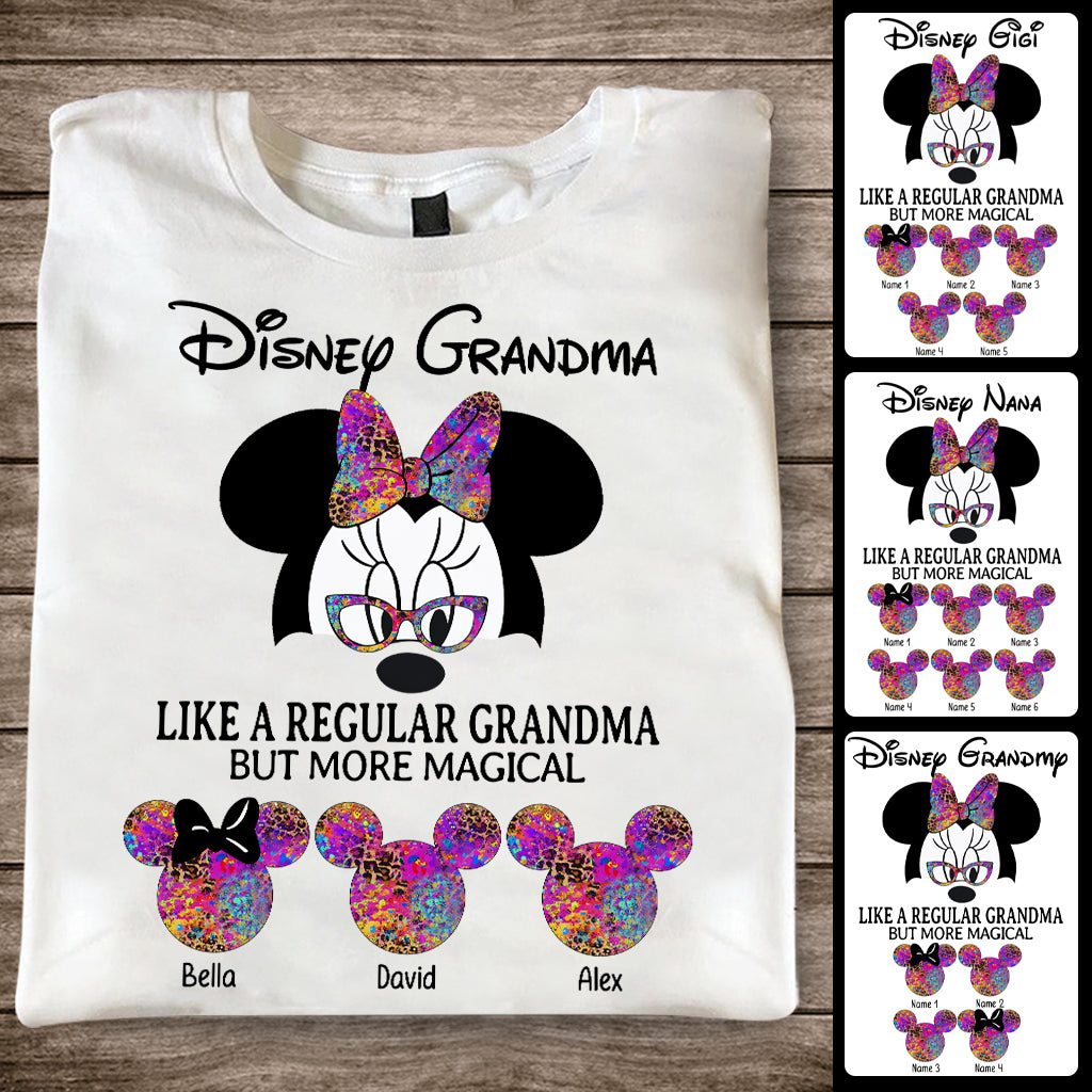 Personalized Disney Grandma T-shirt and Hoodie Gift for Mom T-shirt & Hoodie GradoCreations