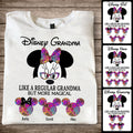 Personalized Disney Grandma T-shirt and Hoodie Gift for Mom T-shirt & Hoodie GradoCreations