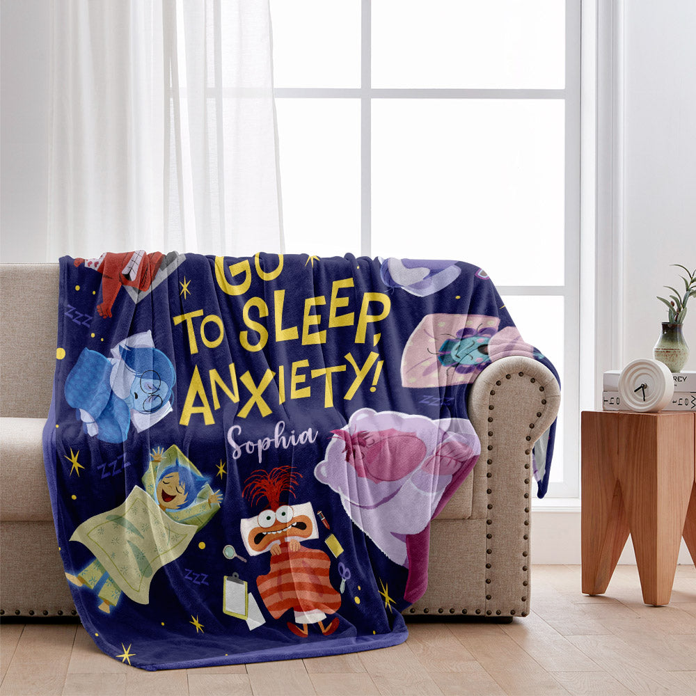 Personalized Flannel Blanket with Joyful Design for Kids Blanket GradoCreations