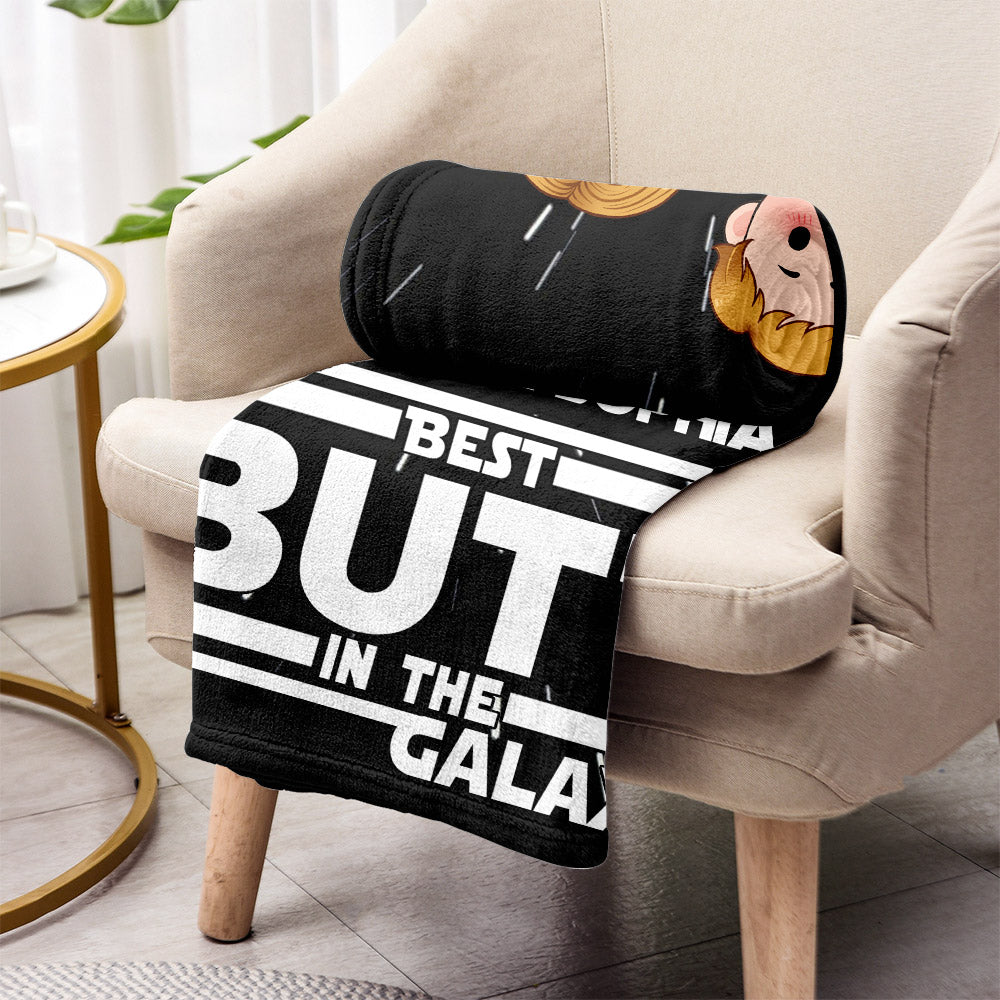 Personalized Best Butt in the Galaxy Blanket for Couples Blanket GradoCreations