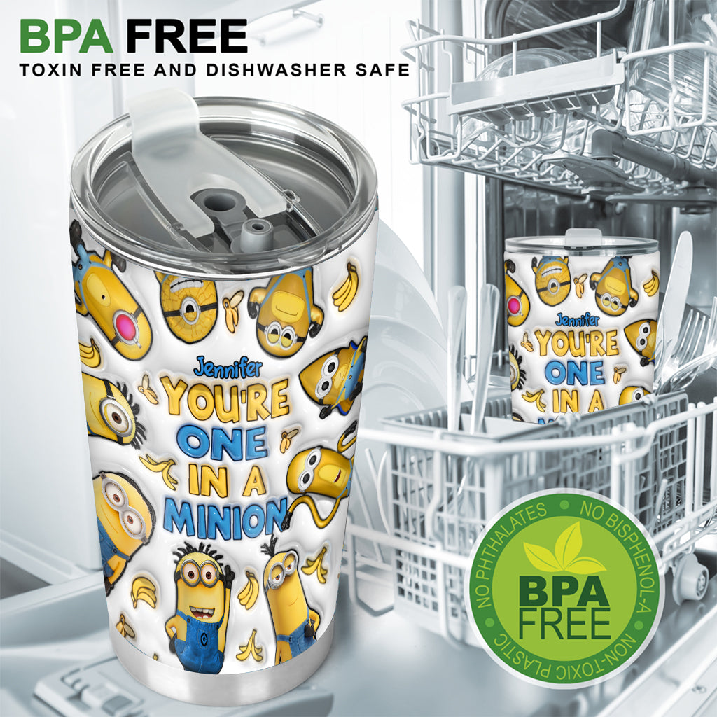 Personalized Minions Tumbler Custom Name Gift for Kids Tumbler GradoCreations