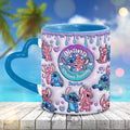 Personalized Heart Handle Mug Ohana Means Family Gift Heart Handle Mug GradoCreations