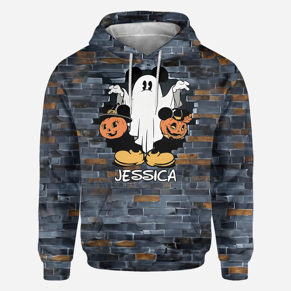 Funny Personalized Ghost Mouse All Over Shirt for Kids & Adults All Over Shirt GradoCreations