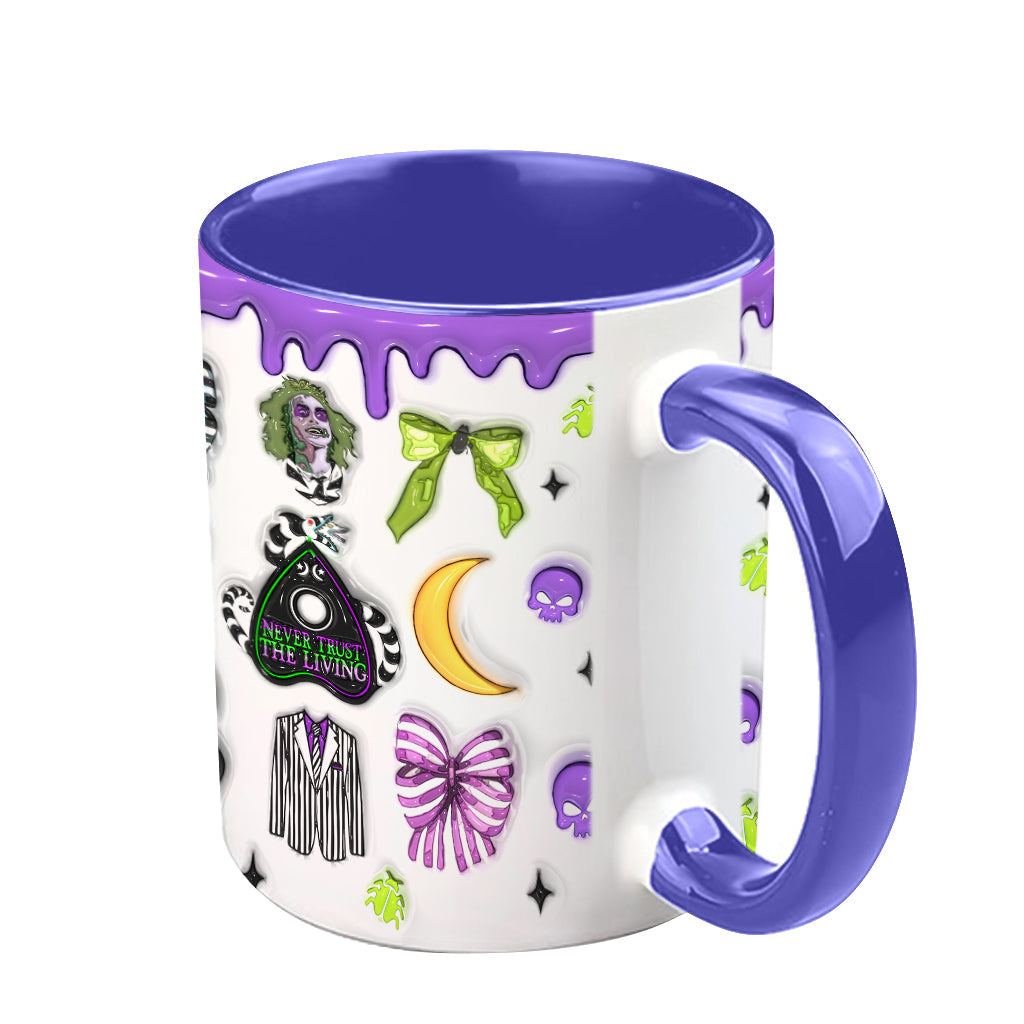 Personalized Accent Mug with Unique Design for Halloween Gift Accent Mug GradoCreations