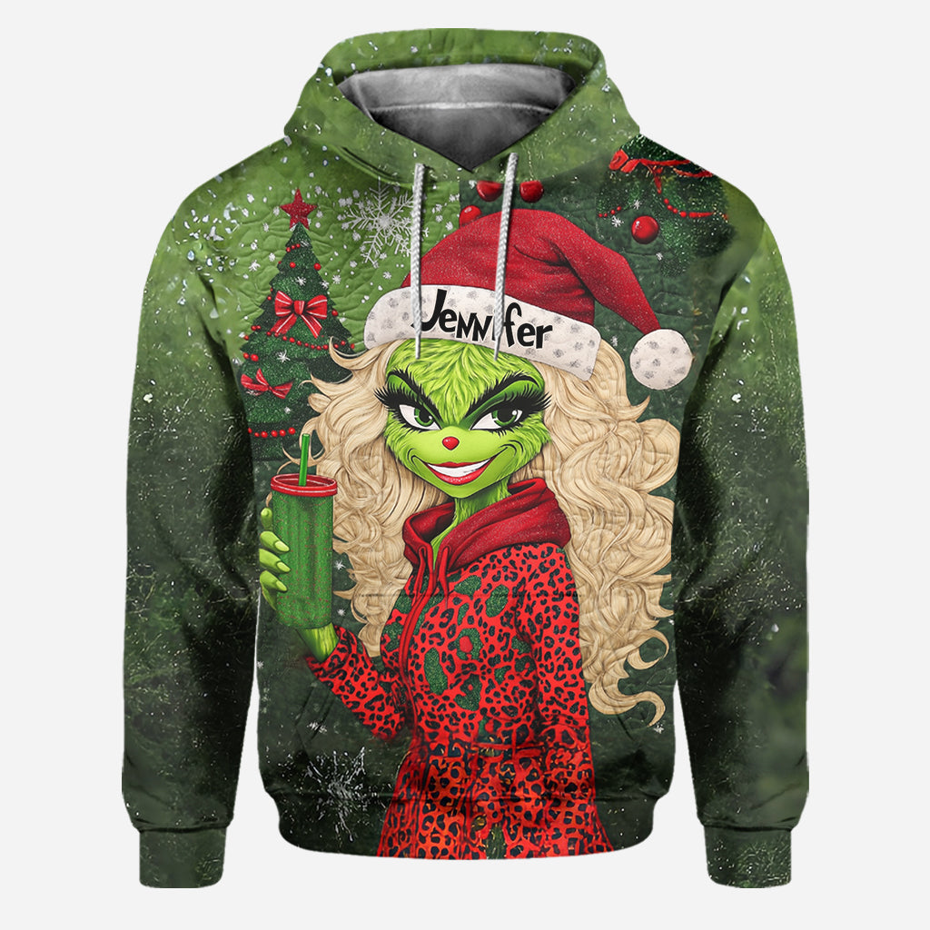 Personalized Christmas Hoodie and Leggings Set for Women Hoodie & Leggings GradoCreations