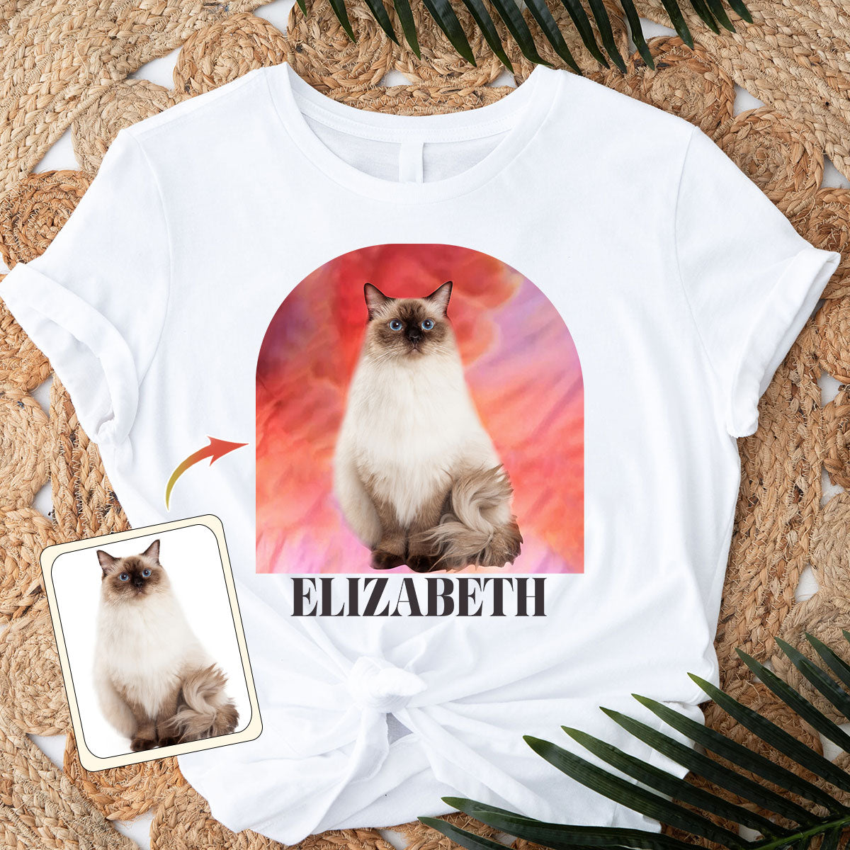 Personalized Cat T-Shirt & Hoodie Custom Name Gift for Cat Lovers T-shirt & Hoodie GradoCreations