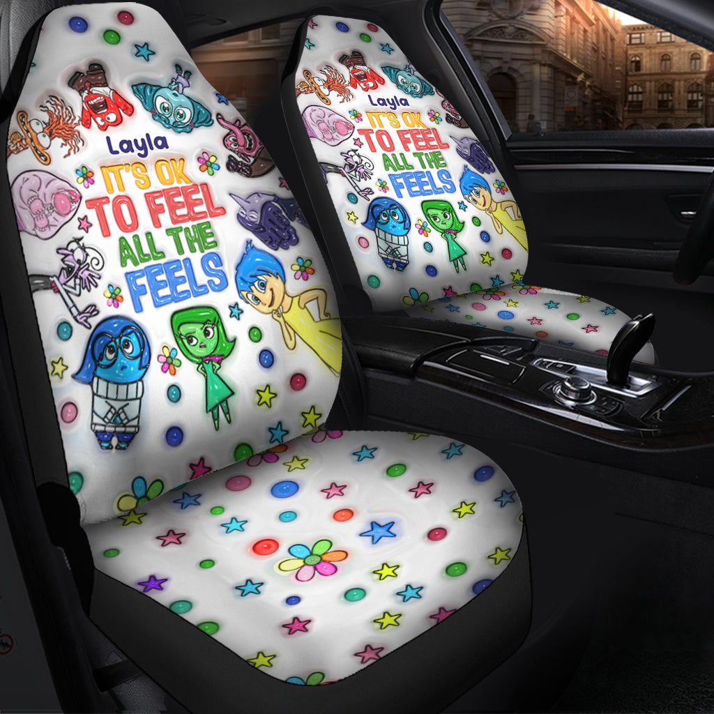 Personalized Car Seat Covers with Fun Design for Kids Gift Seat Covers GradoCreations