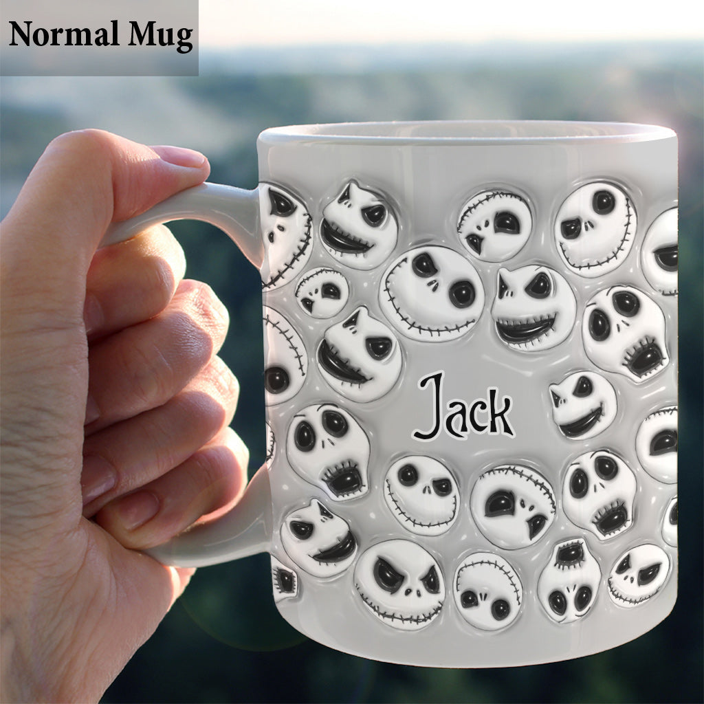 Personalized Nightmare Before Coffee Mug with Custom Name Mug GradoCreations