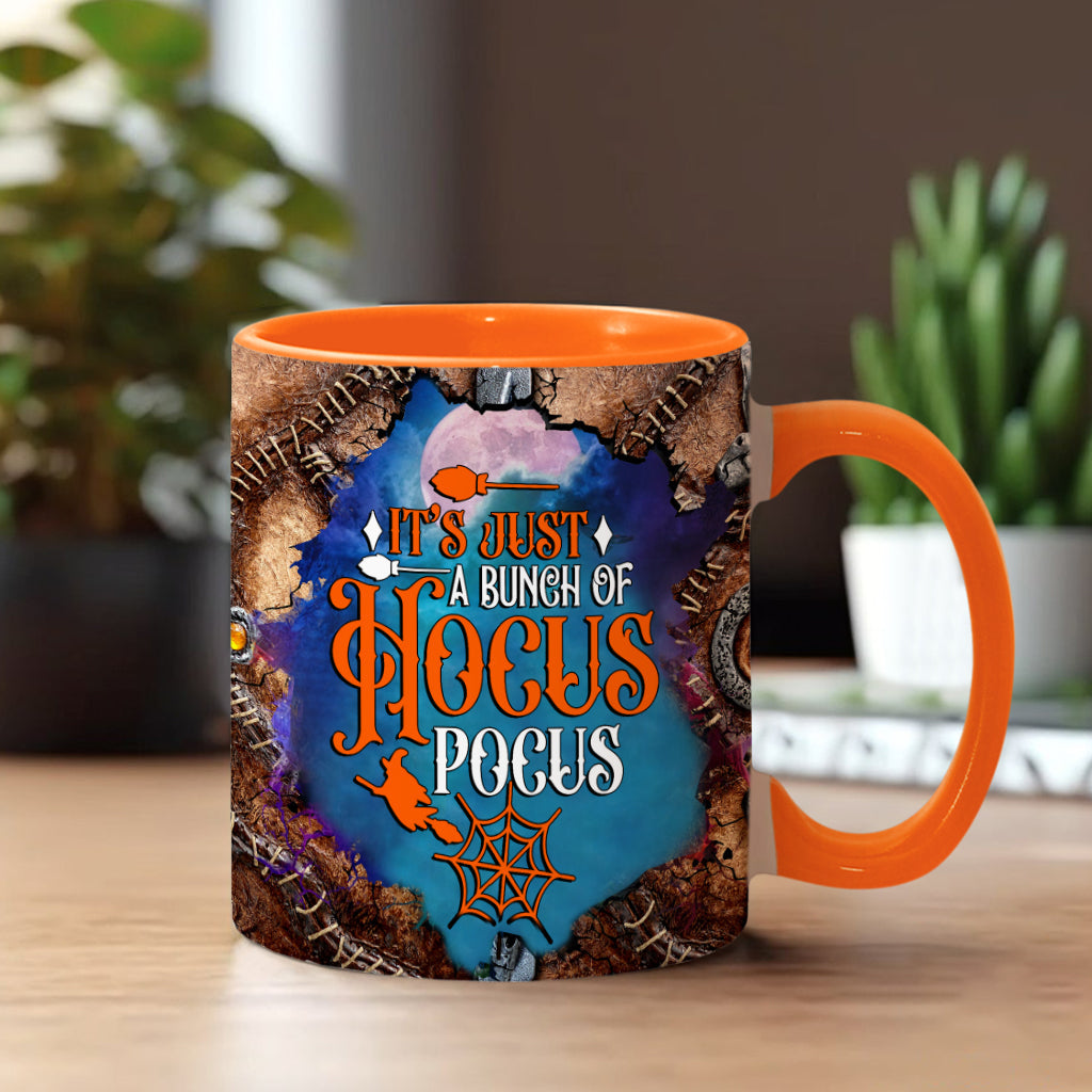 Personalized Hocus Pocus Accent Mug Custom Name Gift for Halloween Accent Mug GradoCreations