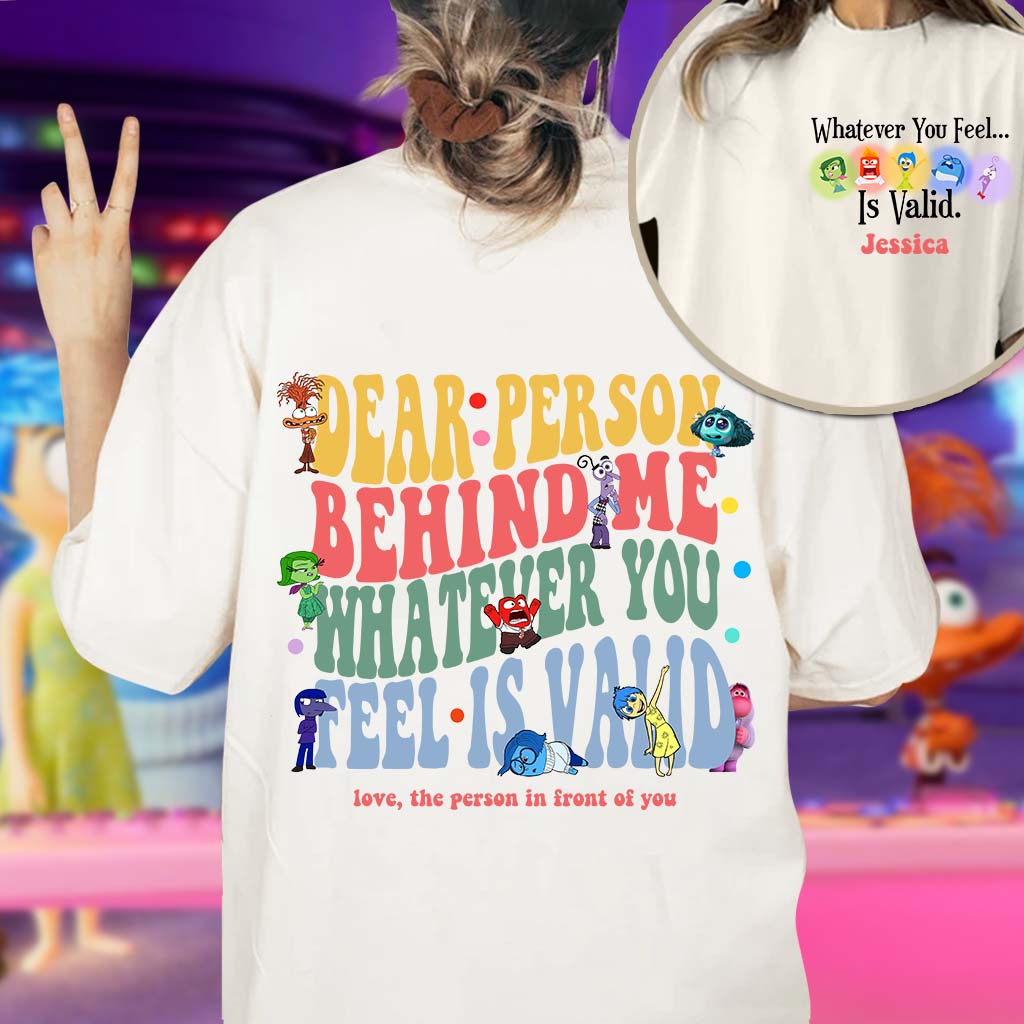 Personalized Inside Out T-shirt Custom Message Gift Idea T-shirt And Hoodie GradoCreations