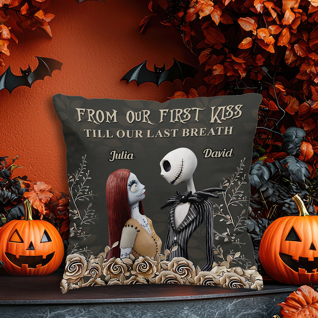 Personalized Nightmare Throw Pillow Custom Name Gift for Couples Throw Pillow GradoCreations