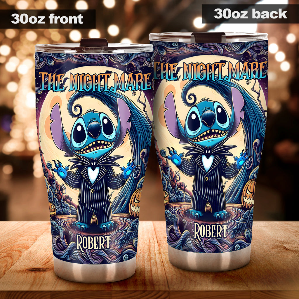 Personalized Ohana Tumbler The Nightmare Custom Gift for Halloween Tumbler GradoCreations