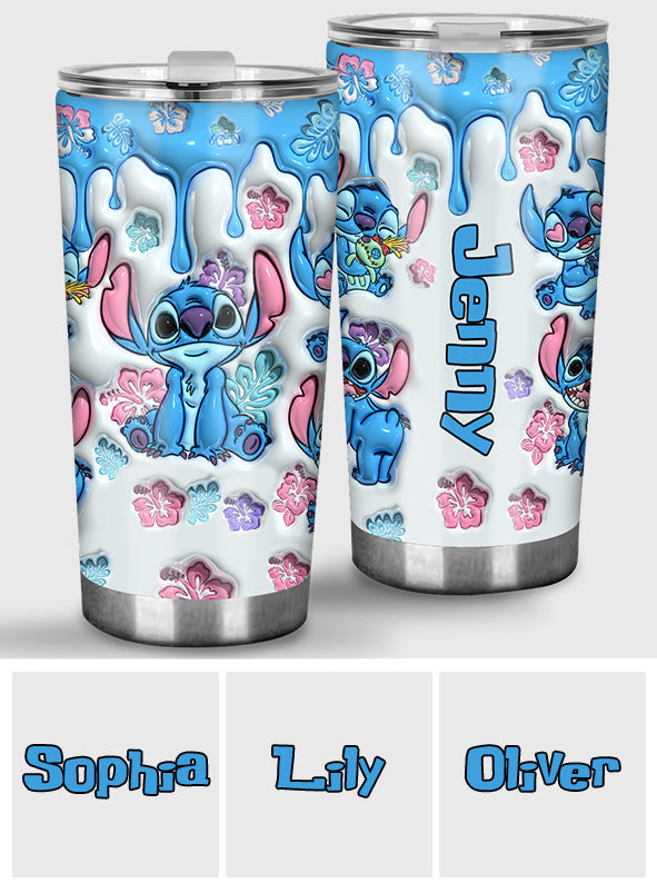 Personalized Ohana Tumbler Custom Name Gift for Family Tumbler GradoCreations