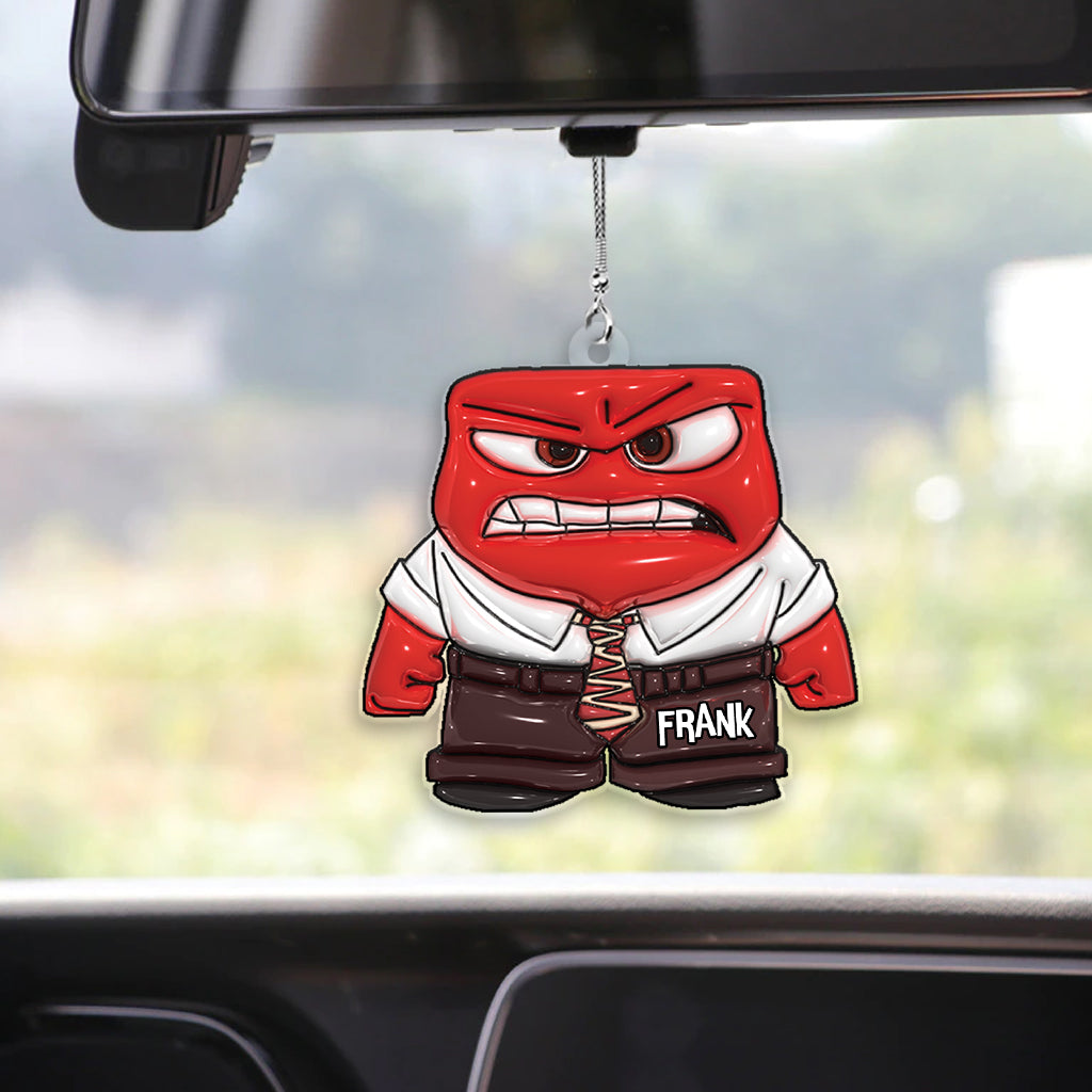 Personalized Transparent Car Ornament Custom Name Gift for Christmas Car Ornament GradoCreations