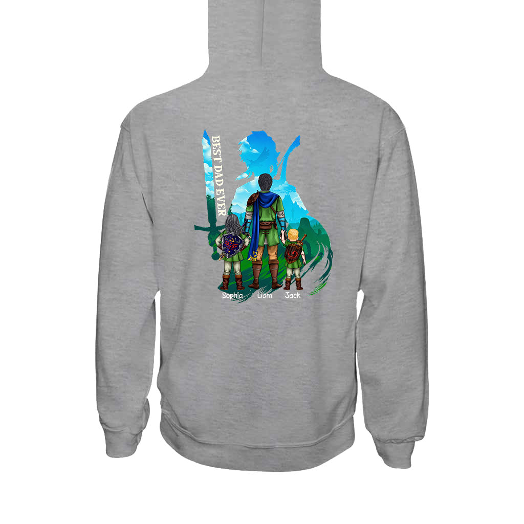 Personalized Legend of Dad T-Shirt & Hoodie Custom Name Gift for Father's Day T-shirt And Hoodie GradoCreations