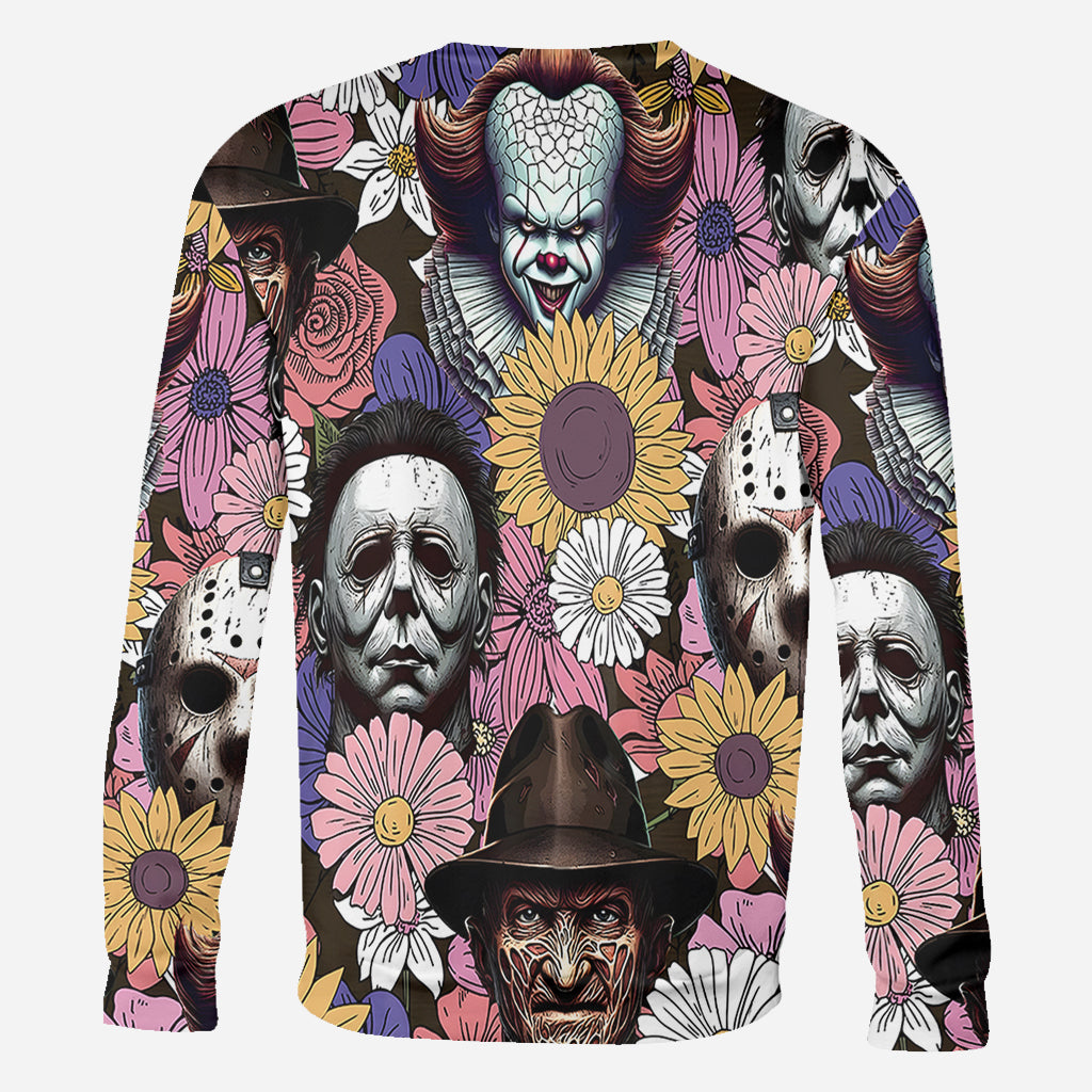 Personalized Horror Themed All Over Shirt Custom Design Gift All Over Shirt GradoCreations