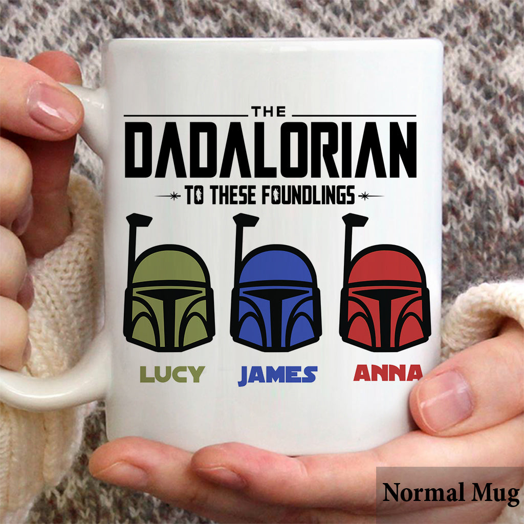 Personalized The Dadalorian Mug Custom Family Names Gift Mug GradoCreations