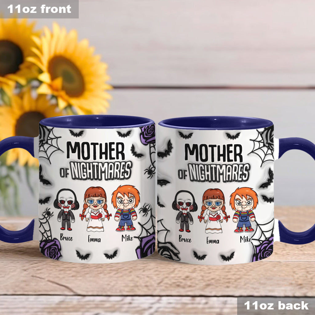Personalized Mother Accent Mug for Halloween & Birthdays Gift Accent Mug GradoCreations