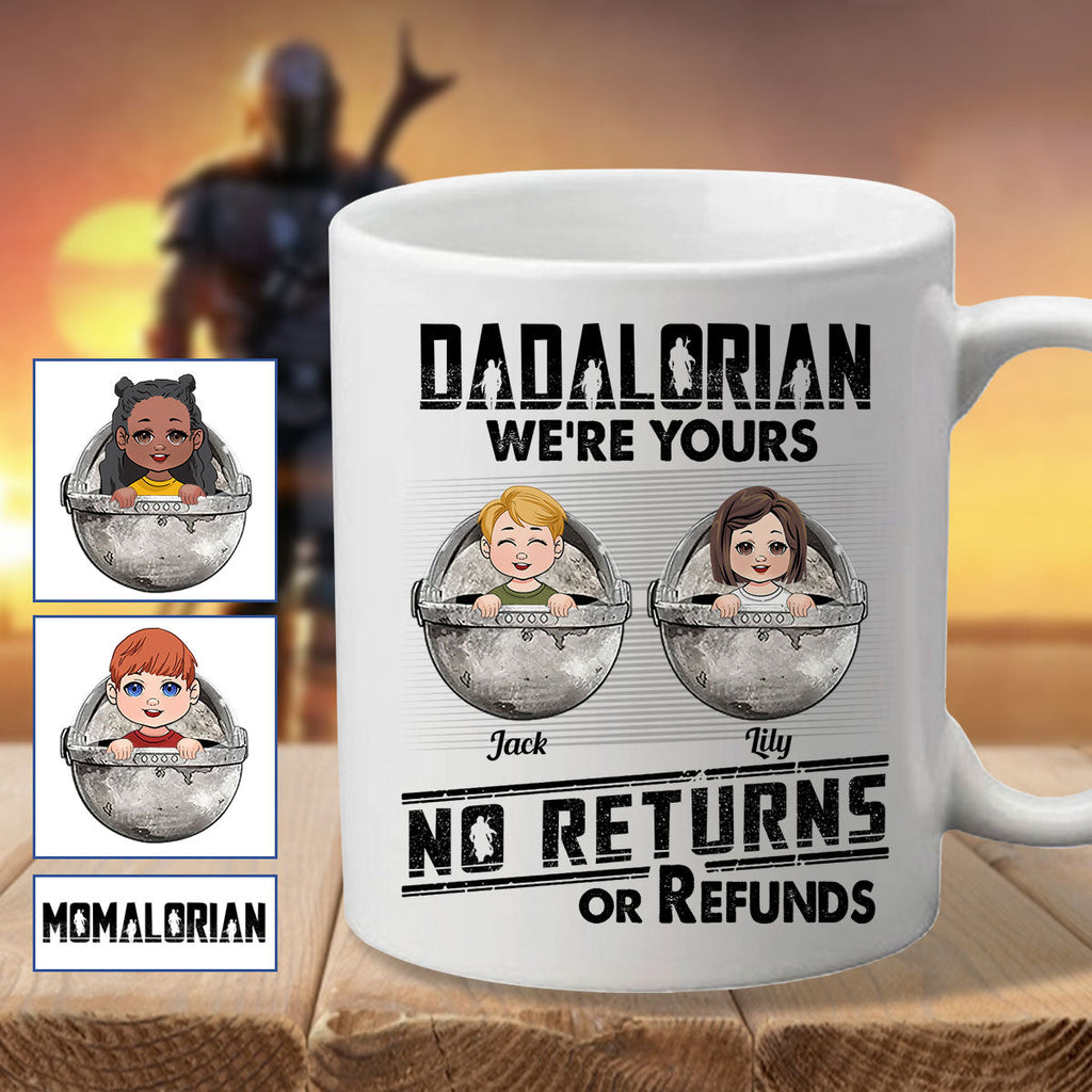 Personalized Dadalorian Mug Custom Family Design Gift Mug GradoCreations