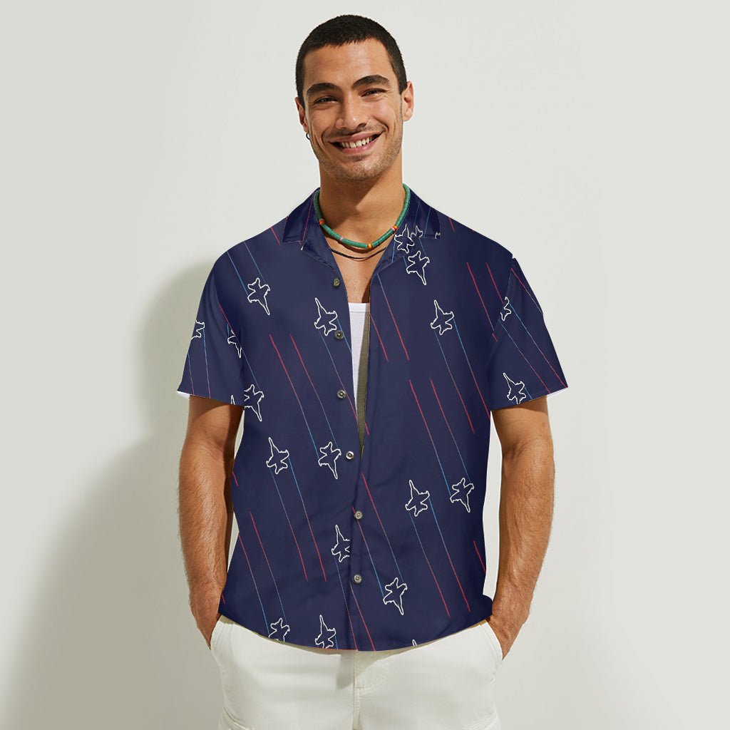 Personalized Top Gun Hawaiian Shirt for Dad - Best Dad Gift Hawaiian Shirt GradoCreations