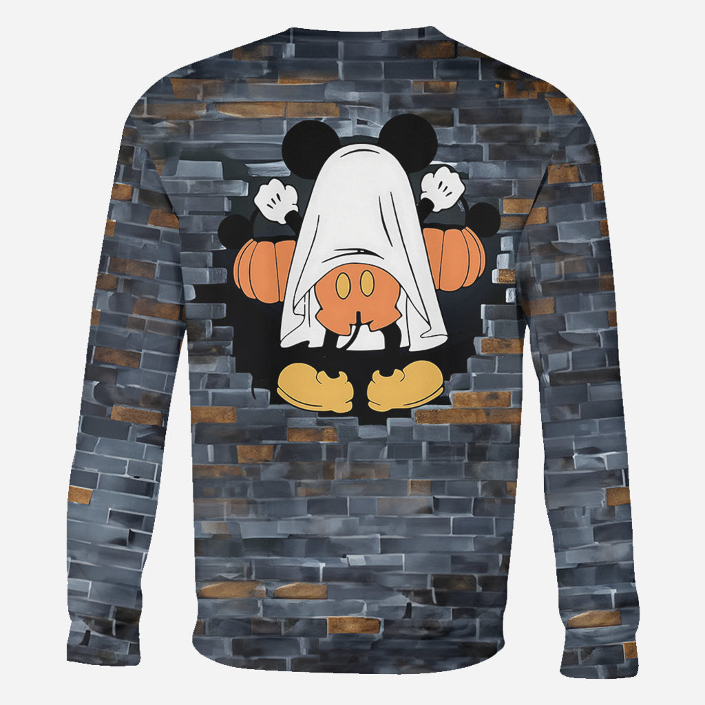 Funny Personalized Ghost Mouse All Over Shirt for Kids & Adults All Over Shirt GradoCreations