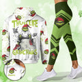 Personalized Grinch Hoodie & Leggings Set Custom Name Gift for Christmas Hoodie & Leggings GradoCreations