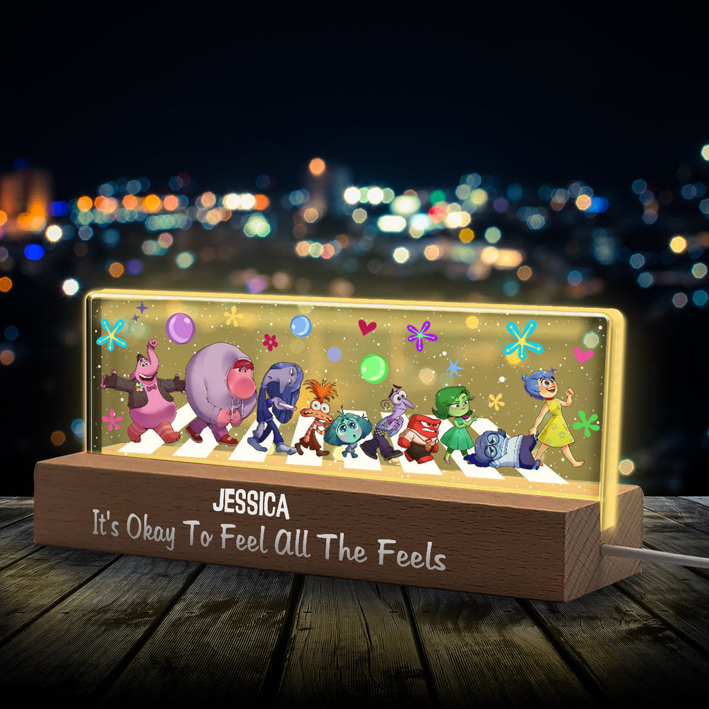 Personalized LED Night Light Custom Name Unique Gift for Mom Custom LED Night Light GradoCreations