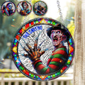 Personalized Halloween Suncatcher Ornament Unique Gift Decoration Window Hanging Suncatcher Ornament GradoCreations